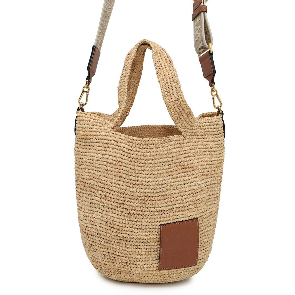 Loewe handbag slit bag raffia shoulder basket